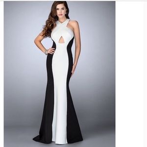La Femme halter / formal mermaid gown size 4